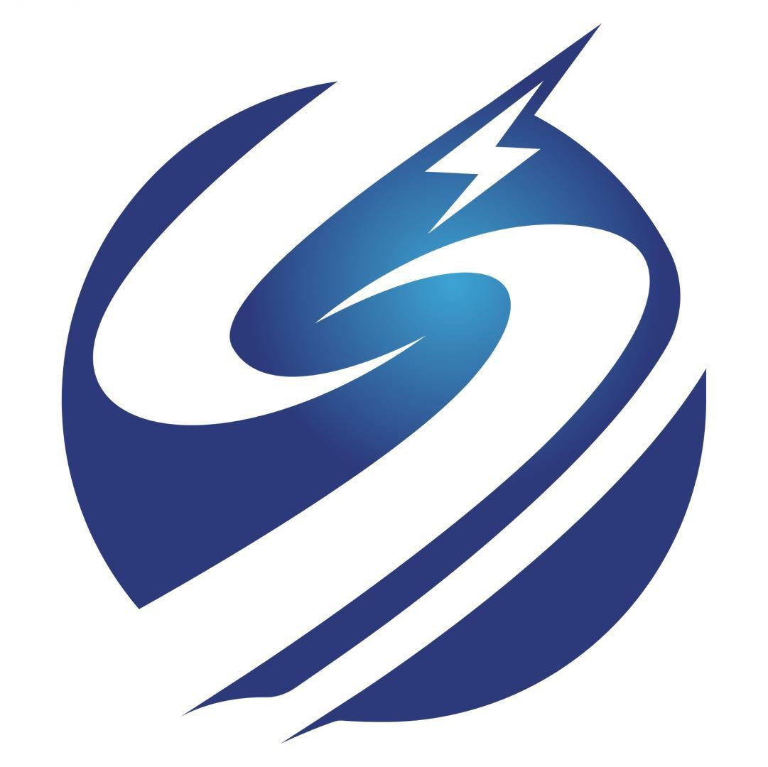 闪电云印 logo